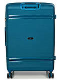 Валіза велика L поліпропілен синя 76х51х28+5/117л/4.9кг/Snowball 21204, фото 3