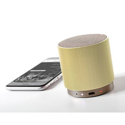 Портативний динамік Lexon Fine Speaker світле золото LA98D6, фото 1