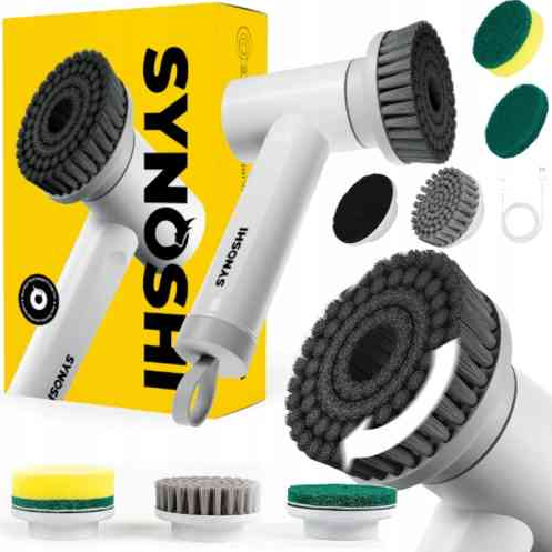 Електрична щітка SYNOSHI Електрична щітка для прибирання з змінними насадками
