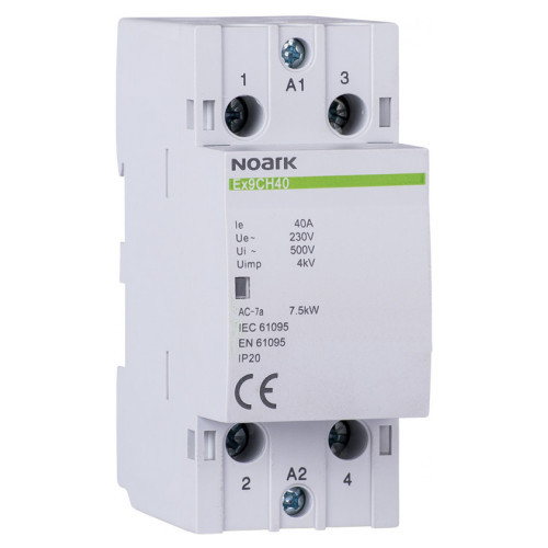 Модульний контактор Noark 40А 1NO+1NC 220/230V Ex9CH4011 102418