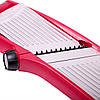 Шинковка металева із нержавіючої сталі Червона (38х17х13 см) Kamille KM-10084, фото 8