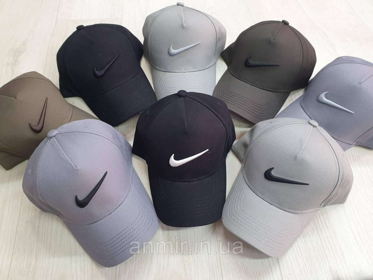 Кепка жіноча NIKE котон 56-58, кольору міксом