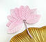 ОПТ / Декоративні Листочки / Квіти Штучні / 20 букетиків по 10 листочків / Рожевий, фото 3