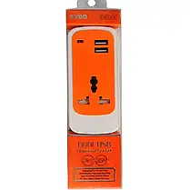ЗЗП адаптер 220 V 2 USB S13/S15 кольоровий, фото 3