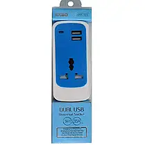 ЗЗП адаптер 220 V 2 USB S13/S15 кольоровий, фото 4