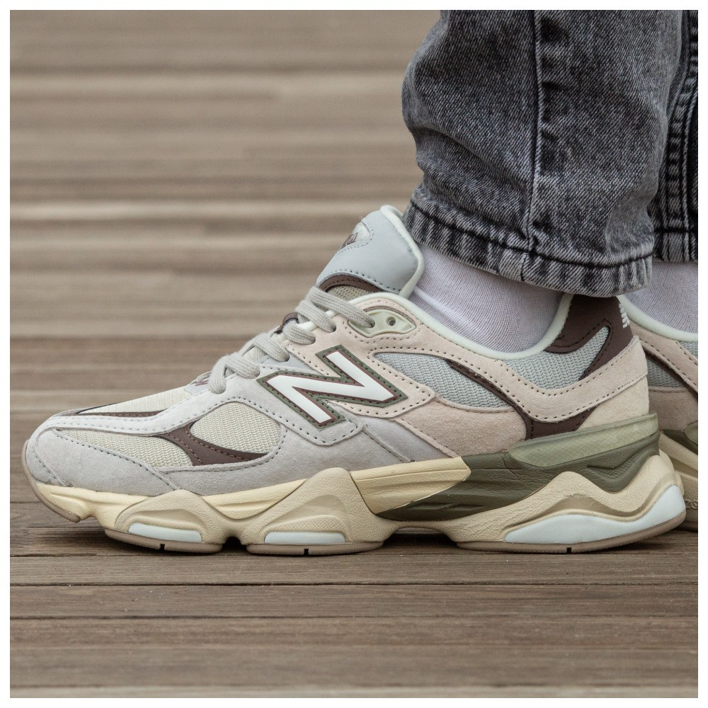 Чоловічі / жіночі весняні кросівки New Balance 9060 Grey Matter Timberwolf, замшеві осінні кросівки нью беланс 9060 NB 9060 нб