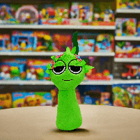 М'яка іграшка Beat Incredibox Sprunki (Фаза 1) - Персонаж Vineria, Плюшева Іграшка для Фанатів Ігор 00517-890, фото 6