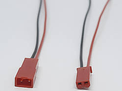 Роз'єм з'єднувальний пара JST RCY 2pin 2.54 мм з проводами по 10 см