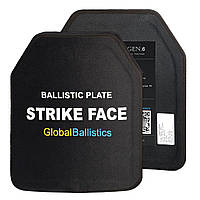 Комплект балістичних пластин 6 класу захисту (2 шт) - полегшені керамічні, 25х30 см, вага 5,55 кг, ДСТУ