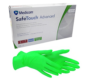 Рукавички Apple Green Medicom S, салатові, 100 шт