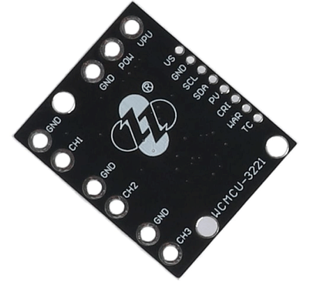 Датчик напруги/струму/потужності I2C, INA3221, 3 канали, фото 2