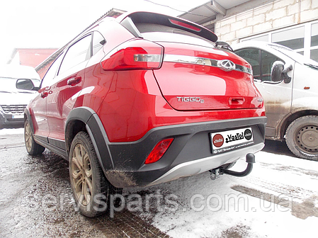 Фаркоп Chery Tiggo 2 2017- (Чері Тіго 2) без підрізу бампера, фото 1