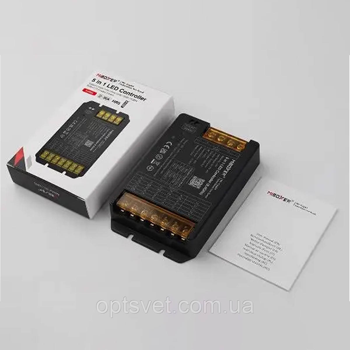Контролер Mi-light Dim+RGB+CCT 30А 2,4G RF 12/24/48В IP20 (TK-HR5), фото 1