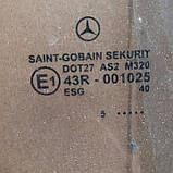 Скло дверей передньої лівої підіймальне/опускне Mercedes Sprinter 2.3 D/2.9 TDI/2.2 CDI Мерседес Спринтер 1996-2006, A 9017200318, фото 2