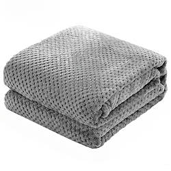Плед двоспальний 200×150см, Темно-Сірий / Покривало на ліжко / Плед на ліжко / Плед покривало