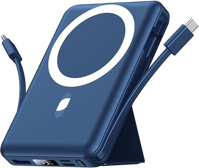 Повербанк Azmuth KT-D020 10000 мАг. Швидка зарядка, Magsafe, USB C 22,5 Вт