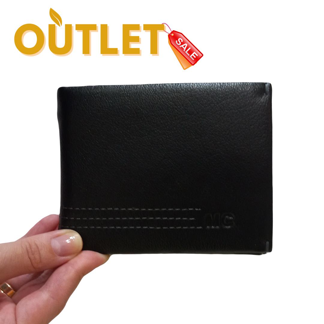 Чоловічий гаманець натуральна шкіра чорний Арт.22-555-12 black (БР) M.Coverna (54)