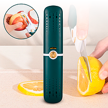 Ніж-овочечистка 2 в 1 чохол малахітовий AND 192 (205)