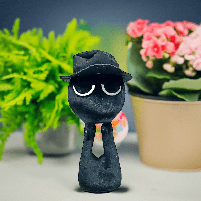 М'яка іграшка Блек Incredibox Sprunki (Фаза 1) - Чорна, Плюшева Іграшка для Фанатів Ігор 00517-85, фото 6