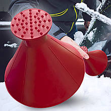 Автомобільний скребок для чищення лобового скла від снігу Funnel Snow Removal Червоний (205)