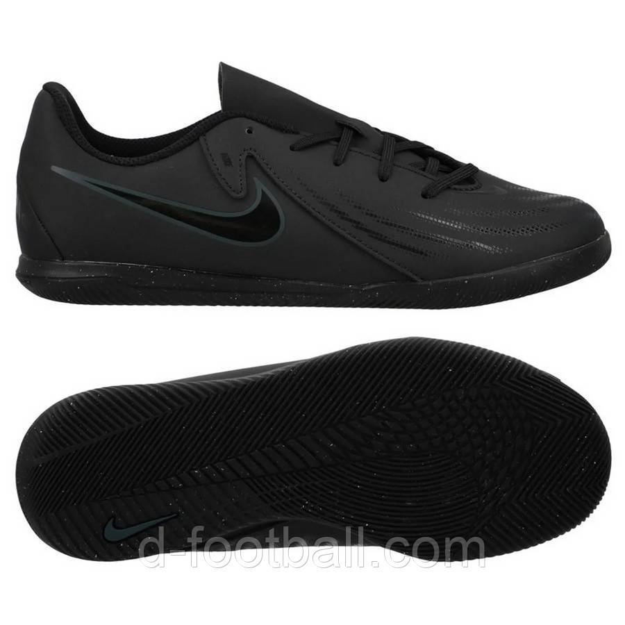 Футзалки Nike Jr. Phantom GX 2 Club Younger/Older Kids FJ2606-002, Чорний, Розмір (EU) — 36