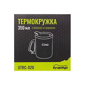 Термокружка TRAMP з поїлкою і защіпкою 350мл UTRC-020 olive, фото 4
