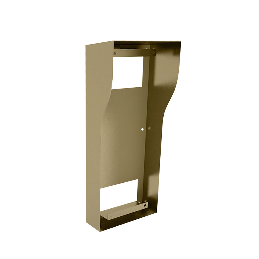 Монтажна коробка Bas-IP BR-AA12 Gold для накладного монтажу багатоквартирних IP-відеопанелей Bas-IP, фото 1