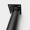Ніжка з металу 300 мм 1 шт Чорний, фото 7