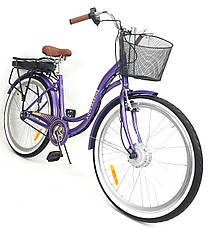 Електровелосипед Dorozhnik Akvamarin 26" (36 V 500 W, 18000 Ah) 2025 рік ПЛАСТИКОВИЙ БОКС, фото 4