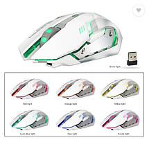 Комп'ютерна миша Zerodate X70 White, фото 4