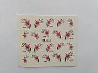 Водные наклейки для ногтей А203