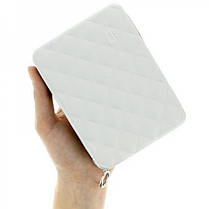 Гаманець на блискавці OGON Quilted passport, сріблястий QP_Silver, фото 3