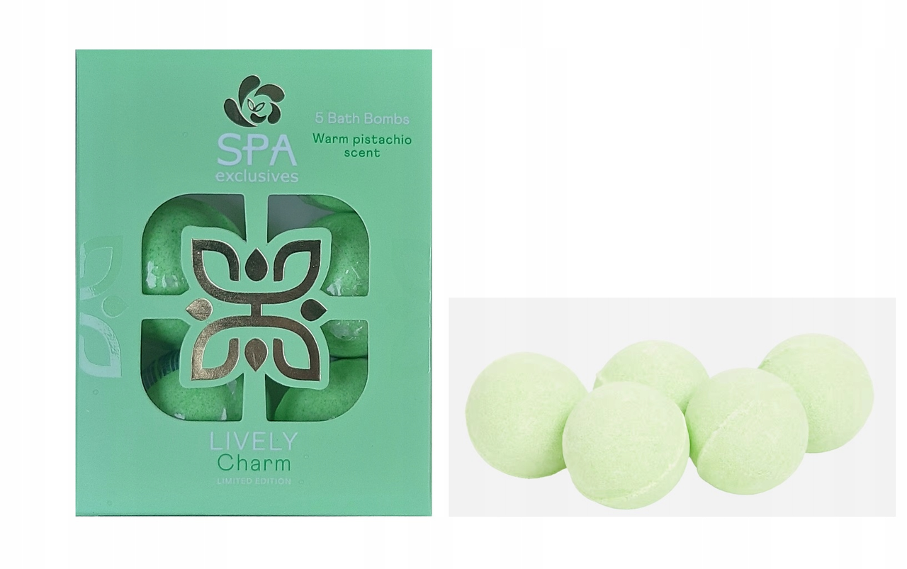 Набір бомбочок Spa Exclusives “Lively Charm” 5 шт по 20 г, фото 1