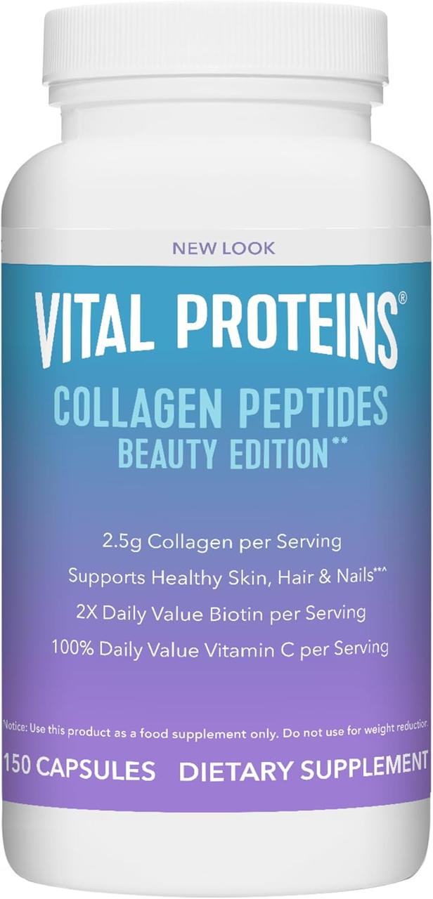 Vital Proteins Collagen Peptides Beauty Edition 150 Capsules