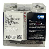 Ланцюг KMC X11 Gray 1/2 X 11/128 114 ланок з замком в боксі, фото 3