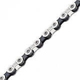 Ланцюг TAYA 8 Silver/Black 1/2 x 3/32 116 ланок TB600 з замком в боксі, фото 4