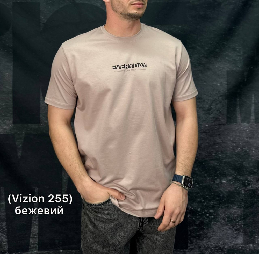 Футболка чоловіча IceMan 0253 VIZON 95% бавовна 5% еластан L(Р)