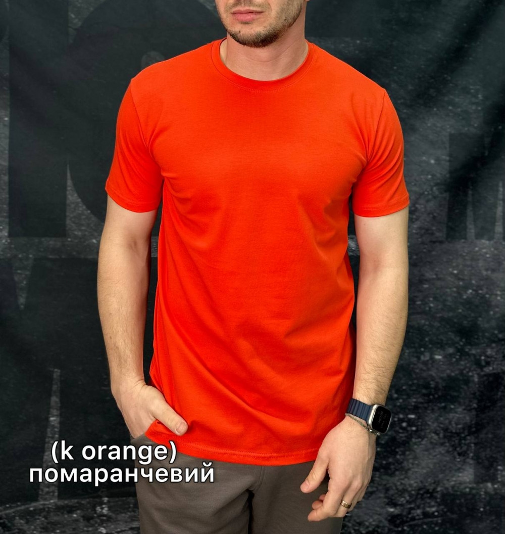 Футболка чоловіча IceMan 0250 K.ORANGE 95% бавовна 5% еластан XXL(Р)