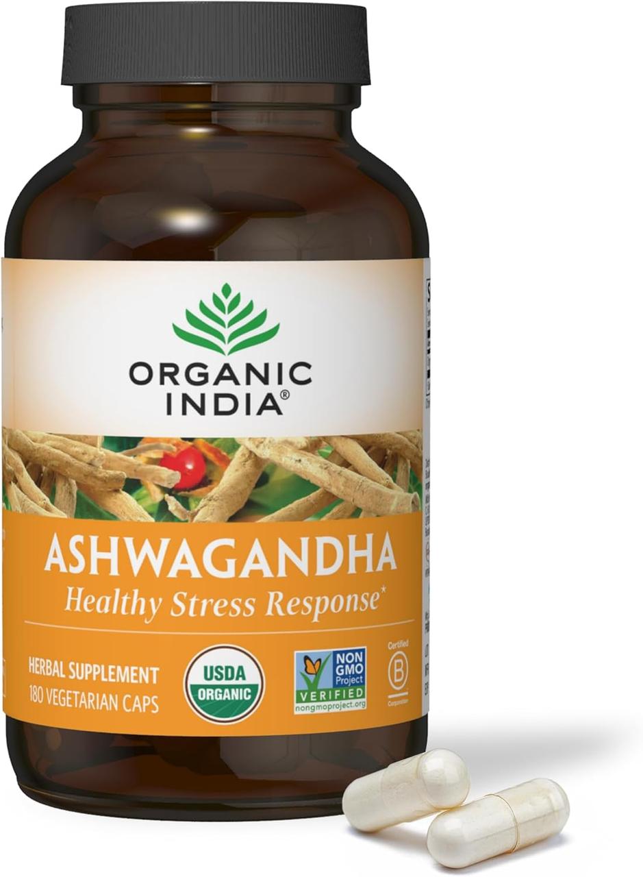 ORGANIC INDIA Ashwagandha 180 Capsules