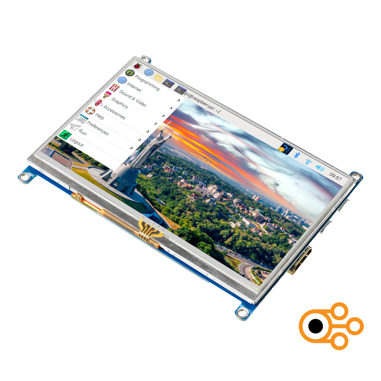Дисплей Waveshare LCD 5” для Raspberry Pi (800×480 / HDMI / Model B), фото 1