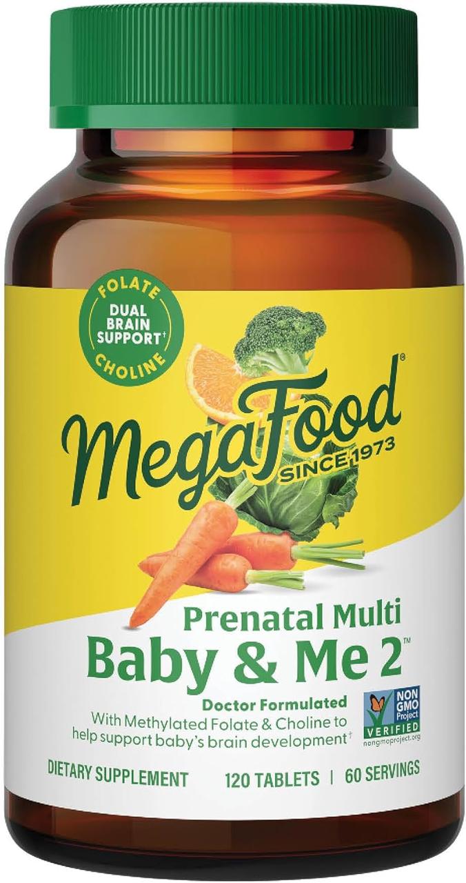 MegaFood Prenatal Multi Baby & Me 2 120 Tabs