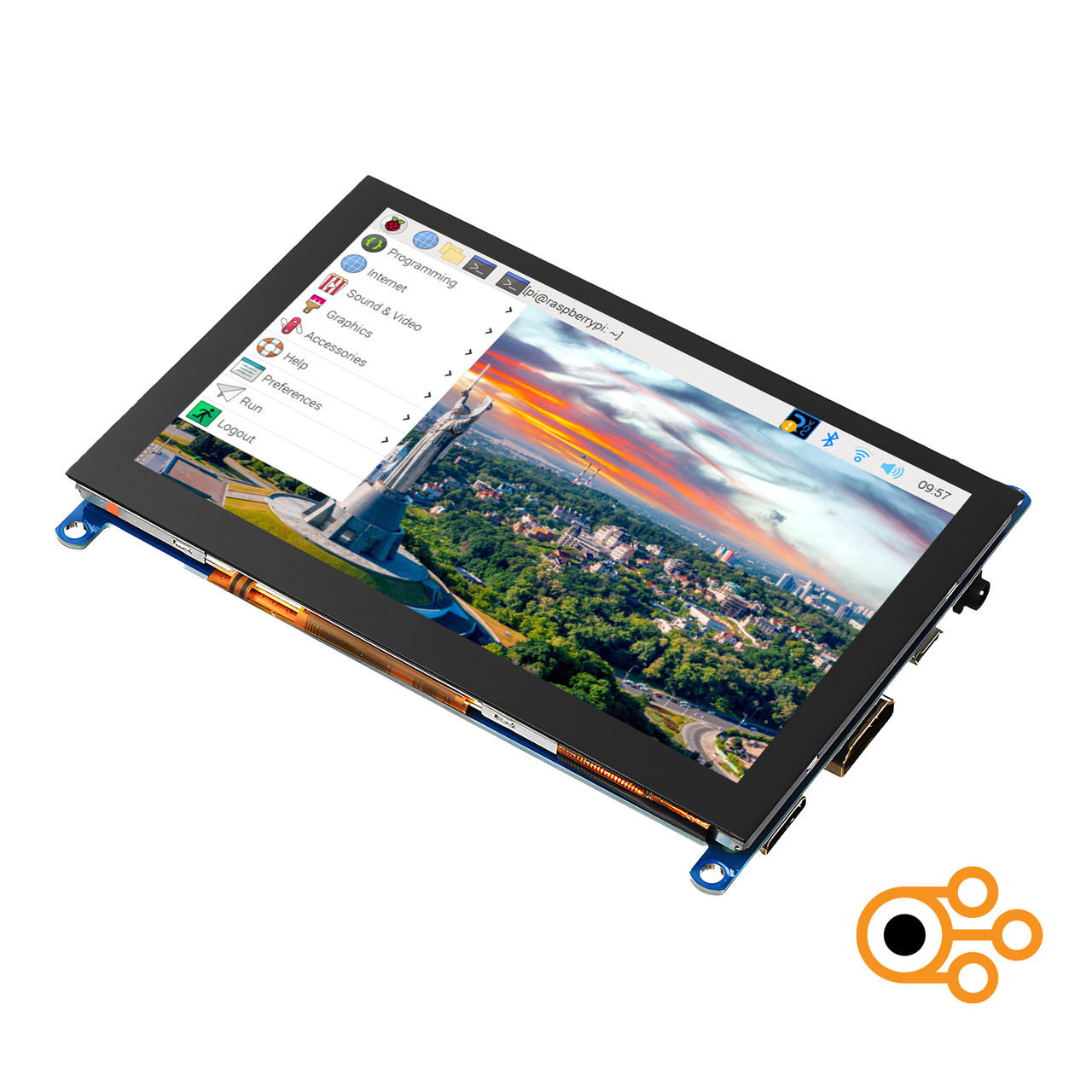 Дисплей Waveshare LCD 5” для Raspberry Pi (800×480 / HDMI / Model H), фото 1