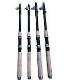 Телескопічний спінінг Princess Boya By 2,1 м 100-200g, фото 2