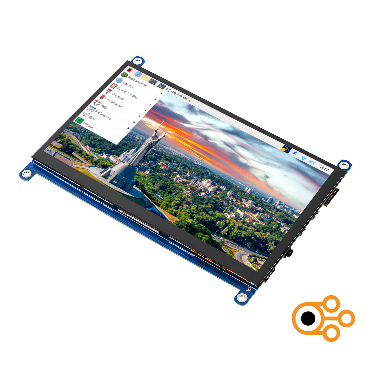 Дисплей Waveshare LCD 7” для Raspberry Pi (1024×600 / HDMI / Model H), фото 1