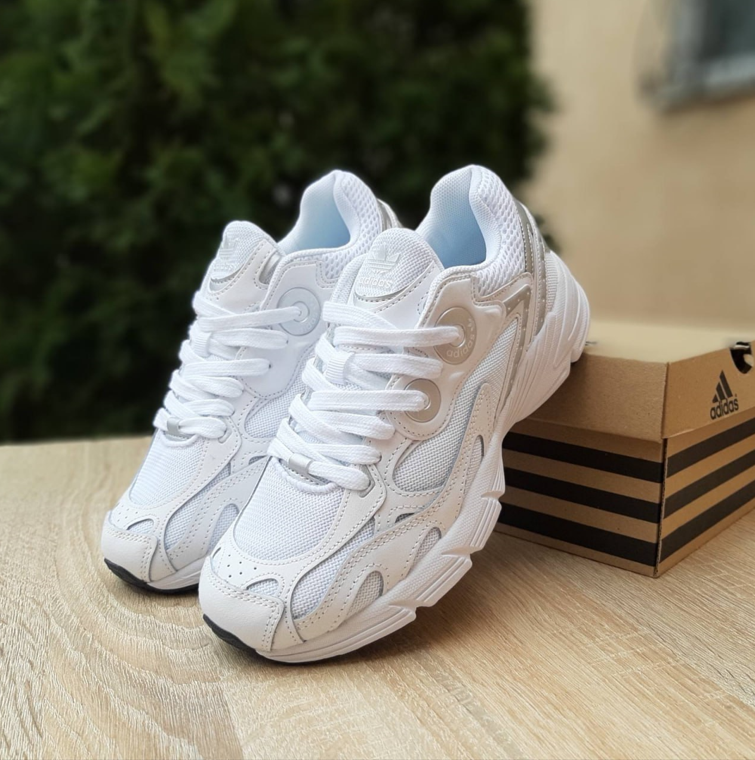 Жіночі кросівки Adidas Astir Originals White Взуття Адідас Астир білі спортивні сітка весна літо, фото 1