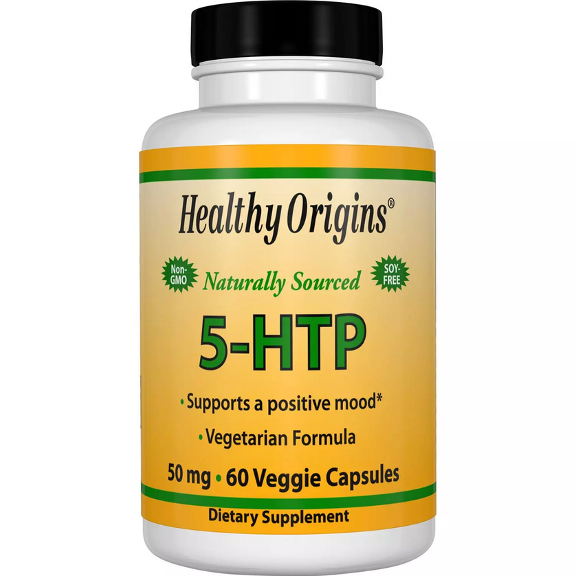 5-HTP (Гідрокситриптофан) 50 мг, Healthy Origins, 60 гелевих капсул