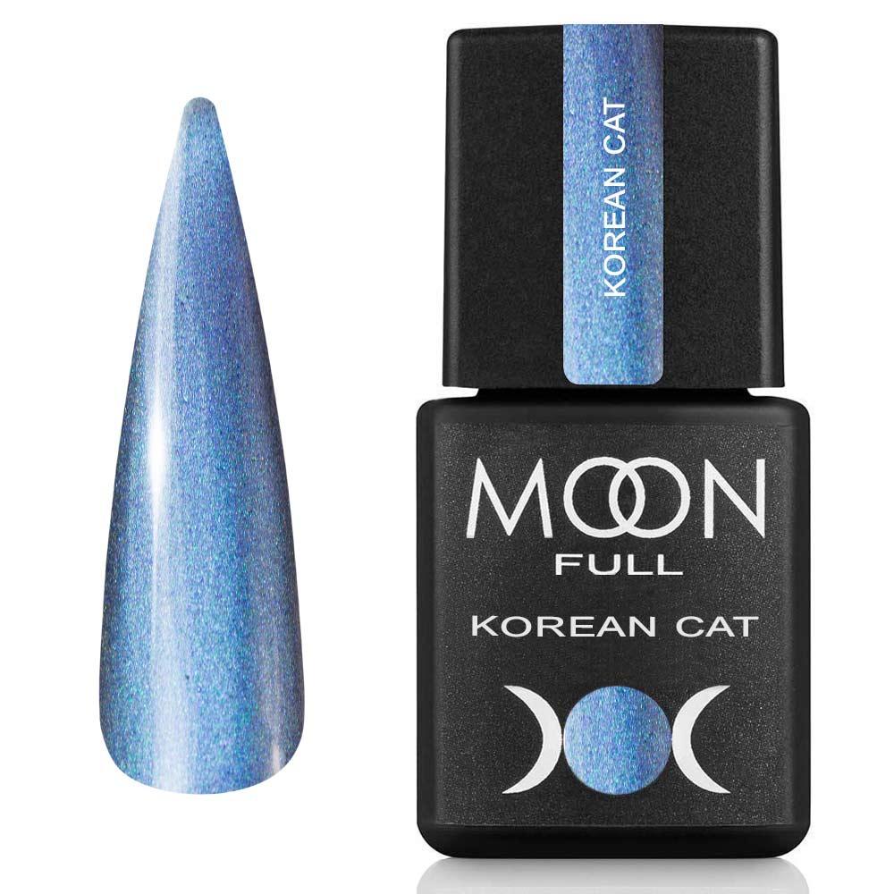 Гель-лак Moon Full Korean Cat No02, 8 мл (синій)