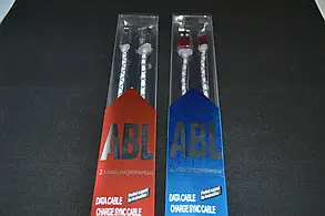 Кабель Micro/type-c/iphone 1м ABL LED, фото 4