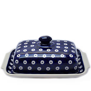 Маслянка прямокутна 18,5х14 Polka Dot