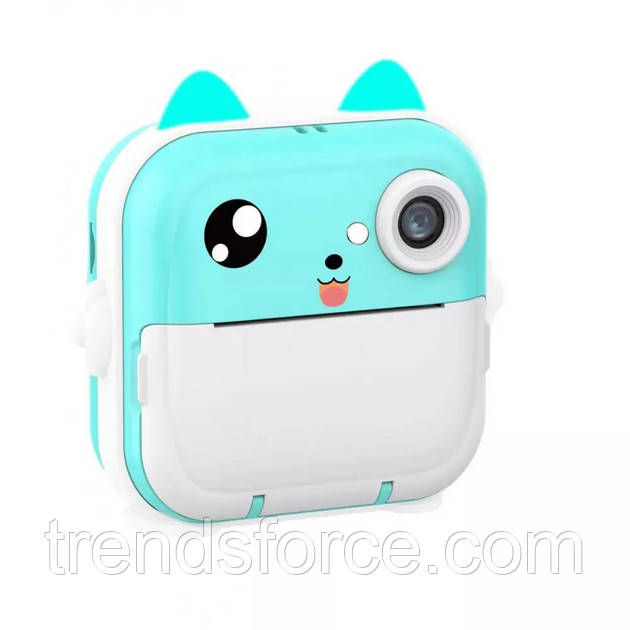 Дитячий фотоапарат миттєвого друку фото Блакитний Q5 209711